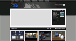 Desktop Screenshot of ethereal3d.com
